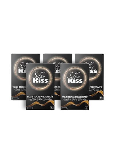 Silky Kiss Yakın Temas Prezervatif 12'li - 5'li Paket