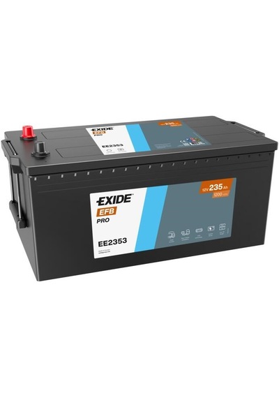 Exide Ee2353 12v 235ah 1200a Hd Pro Efb Ağır Vasıta Aküsü Üretim Tarihi:2025