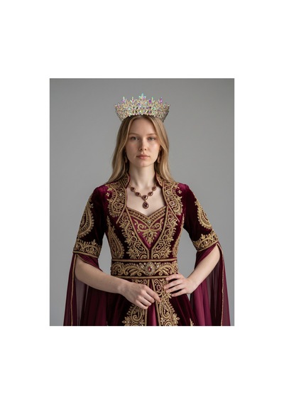 Golden Night Crown-gelin,kına,nişan,söz,after,bride,party Taç Çok Renkli - 889679471 Çok Renkli