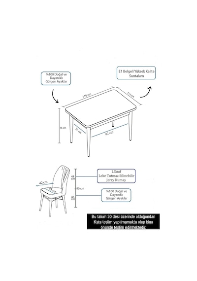 Canisa Concept Arp Serisi Sabit Mutfak Masası Takımı 70x110 Barok Desen Masa 4 Kiremit Sandalye Beyaz Canisa Concept Arp Serisi Sabit Mutfak Masası Takımı 70x110 Barok Desen Masa 4 Kiremit Sandalye Beyaz