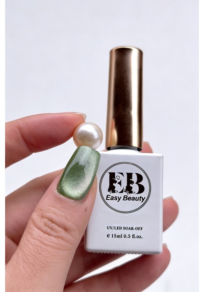 15ml Kedi Gözü Kalıcı Oje - Simli Cat Eye Gel Polısh Cg7 - Tpo İçermez - Protez Tırnak Ojesi 82-cg7