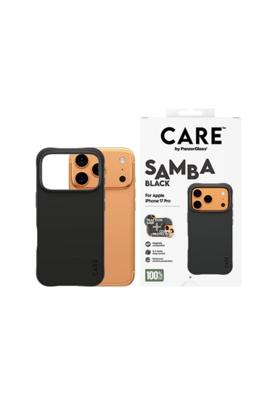 Care By Panzerglass Apple Uyumlu iPhone 17 Pro Samba Siyah Magsafe Kılıf Siyah