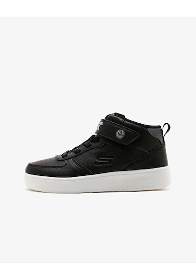 Skechers Sport Court 92 - Show Starter Çocuk Siyah Işıklı Sneakers Karışık