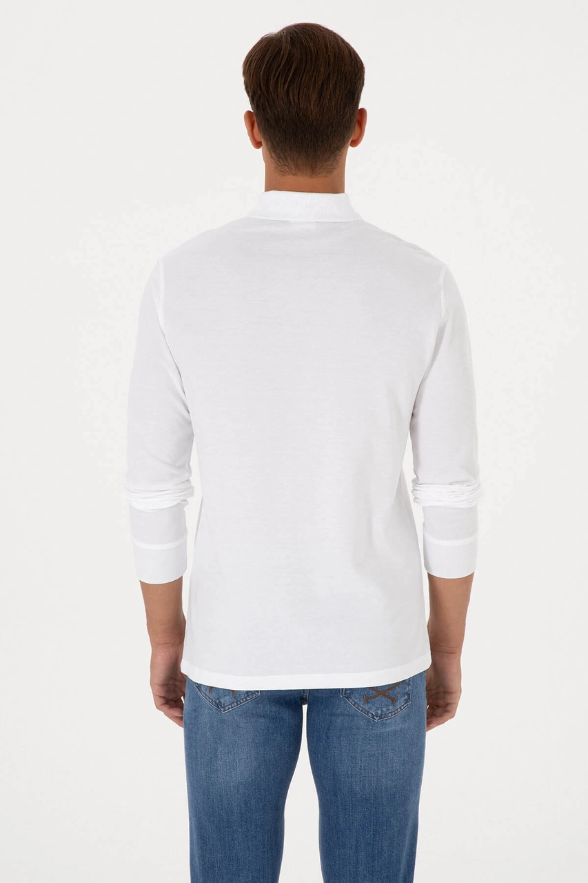 U.s. Polo Assn. Gtp01sk025 Erkek Sweatshirt 2225784 Beyaz