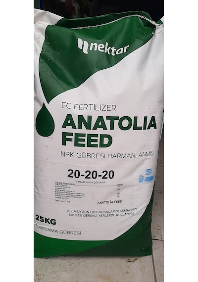 Anatolia Feed-Gübre 20-20-20 Gübre 25 KG