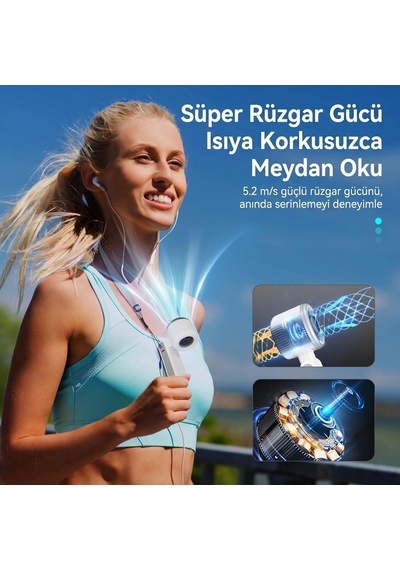Robeve Blic Bwfn22 Turbo El Vantilatörü Mini Fan Vantilatör Katla