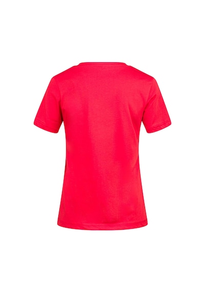 2as Alone Baskılı V Yaka Kadın T-shirt 403 Kırmızı