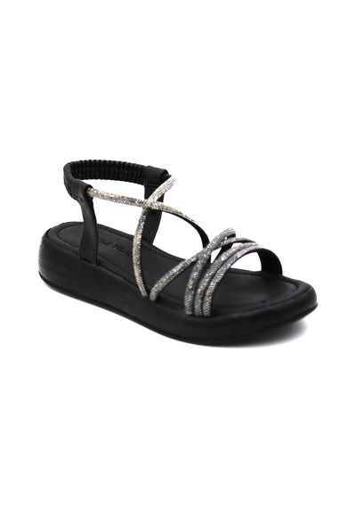 Castle Black 35250-1 Kadın Sandalet Siyah