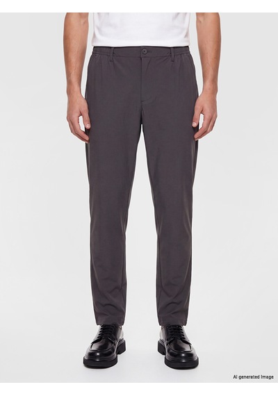 Lcw Vision Gri Slim Fit Erkek Pileli Pantolon