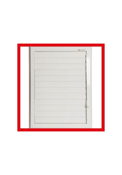 Ecovent Beyaz Alüminyum Menfez, Panjur Banyo Ve Wc Havalandırma (413591714)
