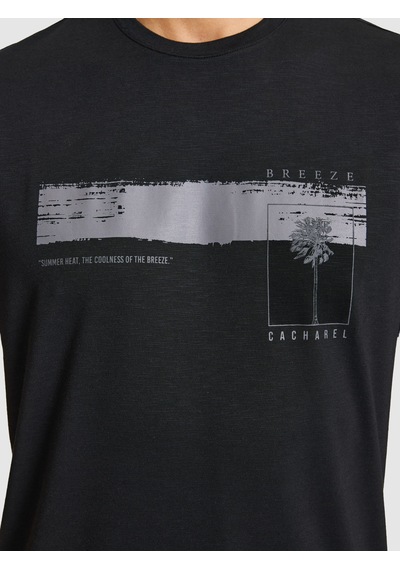 Cacharel Erkek Siyah Tişört 50320551-vr046