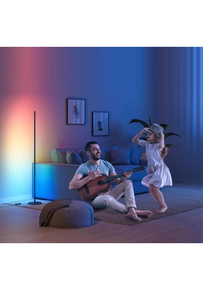 Tr Rgb Dekoratif Köşe Led Lambader Işık Kumandalı 16 Renk Ayaklı Led Işık 120 Cm Abajur Gece Lambası Diğer