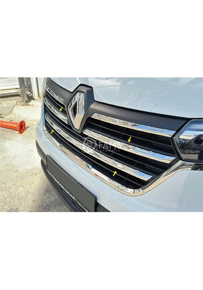 Renault Trafıc Krom Ön Panjur 3 Prç. 2022 Üzeri P.çelik