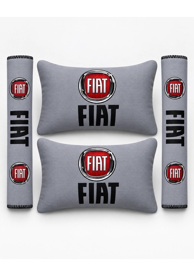 Fıat Grı İkili Yastık Ve Kemer Kılıfı Seti