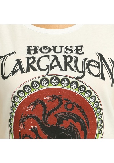 Bant Giyim - Game Of Thrones Beyaz Kadın T-shirt Tişört Beyaz