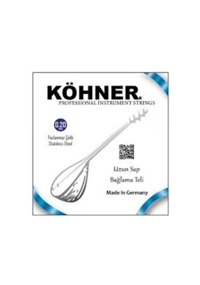 Köhner 0.20 Uzun Sap Bağlama Teli