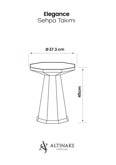 Elegance 3'lü Sehpa,yan Sehpa,zigon Sehpa - Kumtaşı Açık Bej & Traverten Desenli Tabla Kumtaşı Açık Bej Gövde & Traverten Desenli Tabla