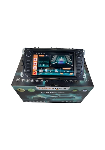 Ford Focus 2-mondeo Siyah Navimex 4-64 Fanlı Profesyonel Tam Oem 7"