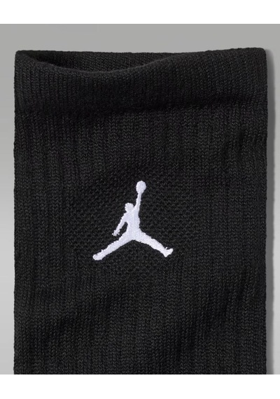 Nike Jordan Everyday Cush Poly Crew 6 Çift Siyah Çorap