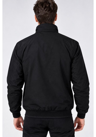Crozwise Maraton Siyah Erkek Fermuarlı Ceket / Sweat - 6057-10