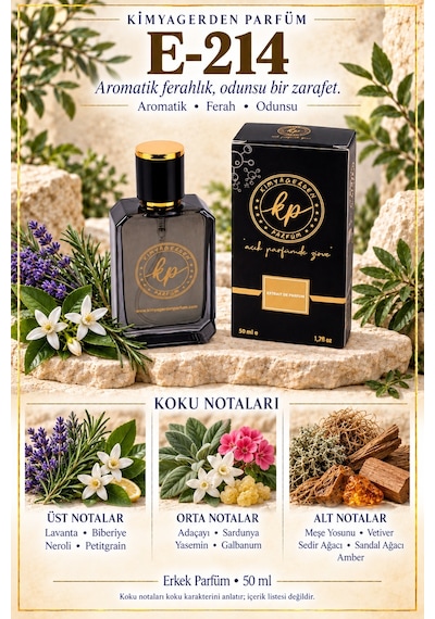 KP E-214 Erkek Parfüm EDP 50 ML