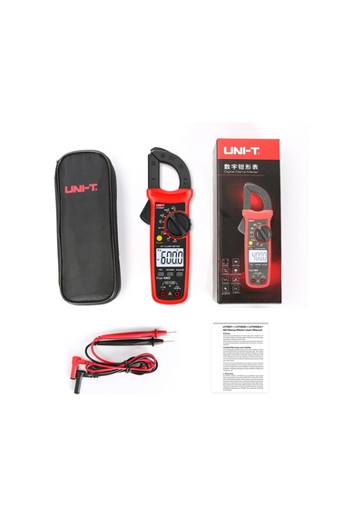 Unı-t Ut202a+ Pens Metre Profesyonel Dijital Ampermetre Pense Ncv Otomatik Aralığı Multimetre Pilsiz