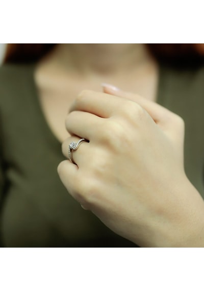 Lova Toplam 0,33 Karat Pırlanta Tektaş Yüzük - 1020162