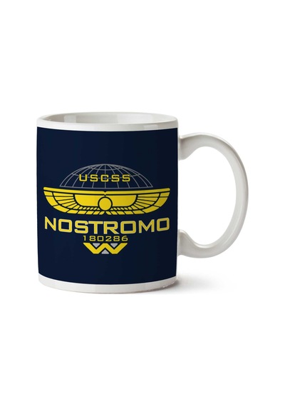 Nostromo Weyland Logo Alien İki Tarafı Baskılı Kupa Bardak