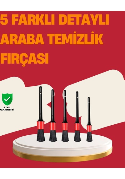 Kargo Araç İçi Detaylı Temizlik Seti-araba Jant Ve İç Yüzey Temizlik Fırçaları Najmaddin