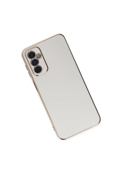 Newface Samsung Galaxy M23 Kılıf Volet Silikon - Beyaz