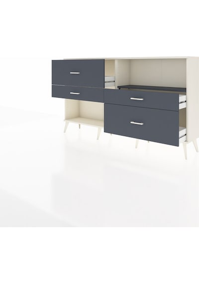 Arges Konsol Tek Raflı 4 Çekmeceli 176x30x99 Aytaşı-antrasit Aytaşı-antrasit Arges Konsol Tek Raflı 4 Çekmeceli 176x30x99 Aytaşı-antrasit Aytaşı-antrasit
