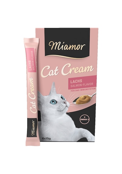 Mıamor - 799 - Cream Somonlu Kedı Ödülü 6 X 15 Gr X - Csmo-tex - 3 Adet