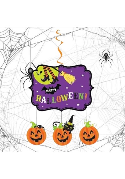 Happy Halloween Asmalı Tavan Süsü Diğer