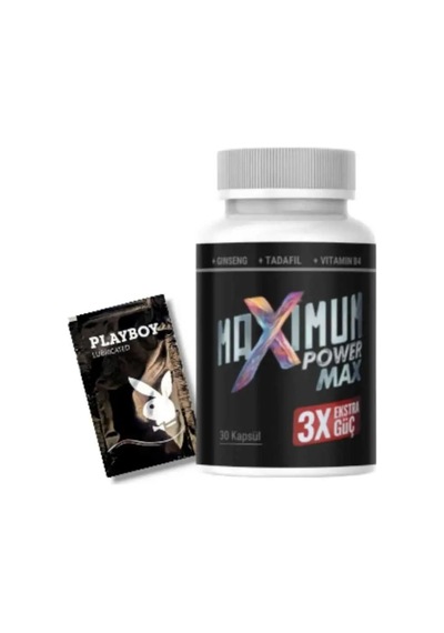 Maximum Power Max Erkeklere Özel 30 Lu Yanında Muzice Jel Hediye