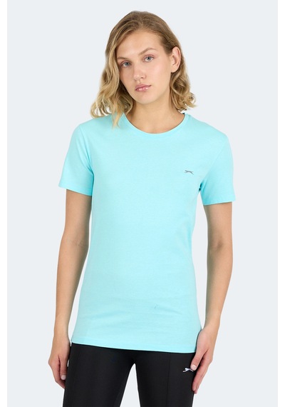 Slazenger Kornelı I Kadın Slim Fit Açık Yeşil Tişört Açık Yeşil