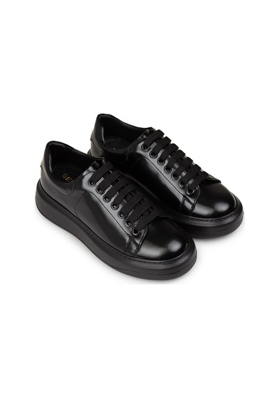 Deery Kadın Hakiki Deri Siyah Sneaker Ayakkabı - 01991zsyhp05 Siyah