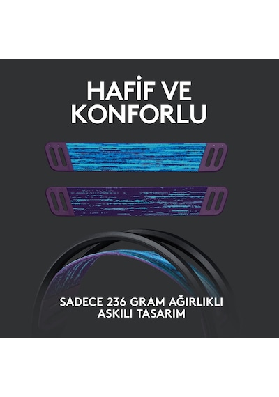 Logitech G535 Lıghtspeed Kablosuz Mikrofonlu Oyuncu Kulaklığı
