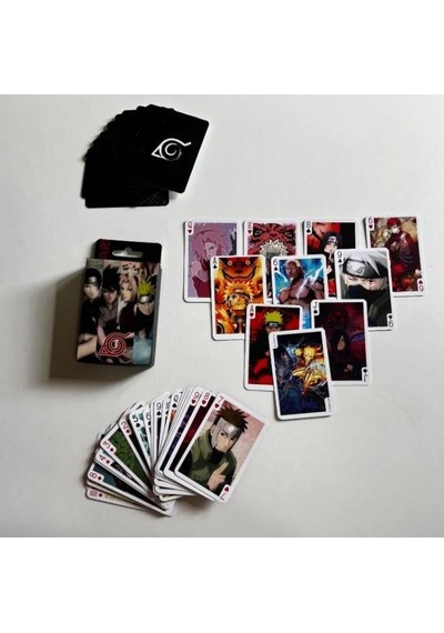 İskambil Kağıdı Animenaruto Poker Oyun Kartı 54 Adet