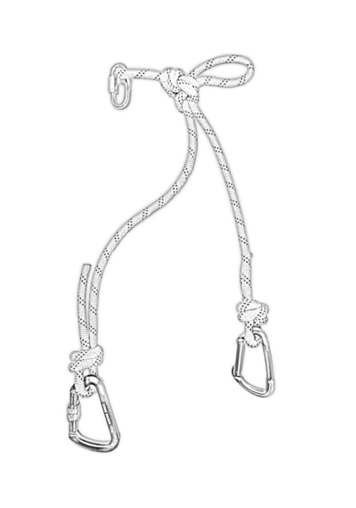 Göbek Bağı Karabinalı - Lanyard 11 Mm Turuncu