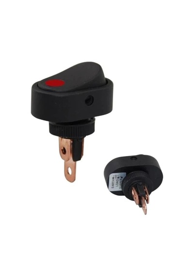 Ic-132a-2 Işıklı 12 Volt Dc 20 Amper On-off Anahtar Asw-20d-2