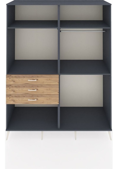 Kronos Gardrop 4 Raflı 3 Çekmeceli 2 Askılı 176x59x221 Antrasit-antrasit/çam Antrasit/çam Kronos Gardrop 4 Raflı 3 Çekmeceli 2 Askılı 176x59x221 Antrasit-antrasit/çam Antrasit/çam