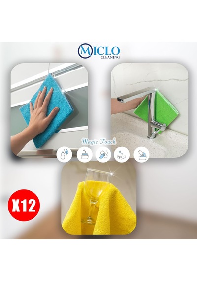 Mikrofiber Temizlik Bezi Klasik Serii 250 Gsm Banyo, Mutfak Bezi Bulaşık Kurulama Bezi 4 Renk X12 Adet Belirtilmemiş Mikrofiber Temizlik Bezi Klasik Serii 250 Gsm Banyo, Mutfak Bezi Bulaşık Kurulama Bezi 4 Renk X12 Adet Belirtilmemiş