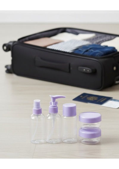 Global 30 Ml 5 Parça Seyahat Şişesi Seti Sızdırmaz Taşınabilir Çok Renkli