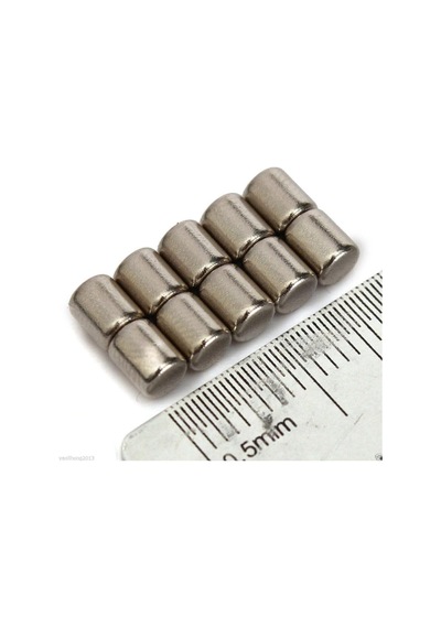 Dünya Magnet 150 Adet, Güçlü Neodyum Mıknatıs, Yuvarlak Magnet, 5x5 Mm