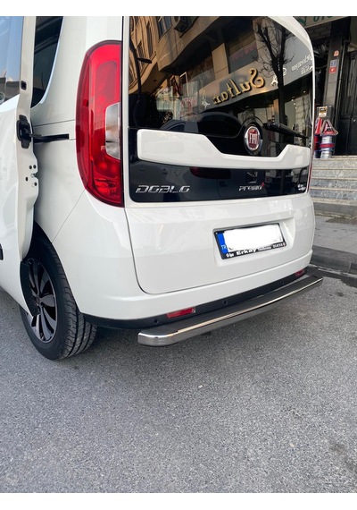 Omsa Doblo Ms Line Arka Basamak Krom Alınlı Siyah 2010ve Sonrası
