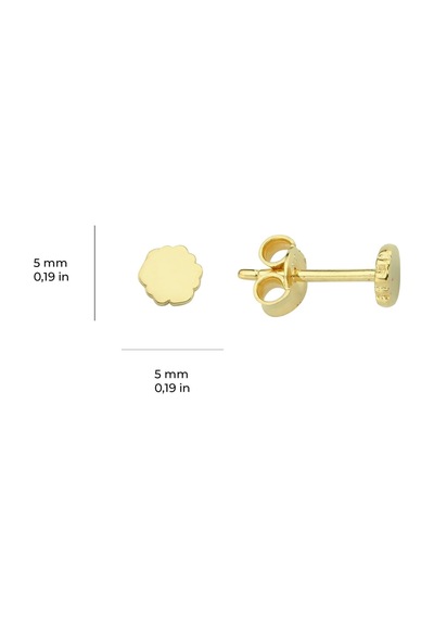 14 Ayar Minik Altın Küpe 0,57 Gr-1820