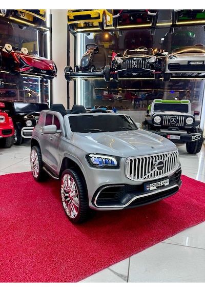 Poyraz Akülü Volvo Suv Akülü Araba 12 Volt 0-7 Yaş Gri