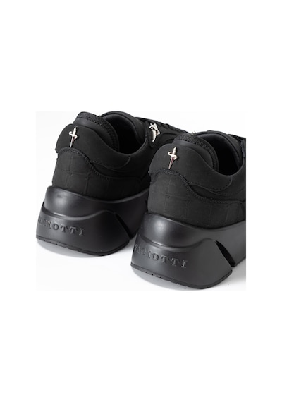 I Nb039 Nabuk Black Sneaker Günlük Erkek Lu68600 Paciotti Men Shoe Siyah