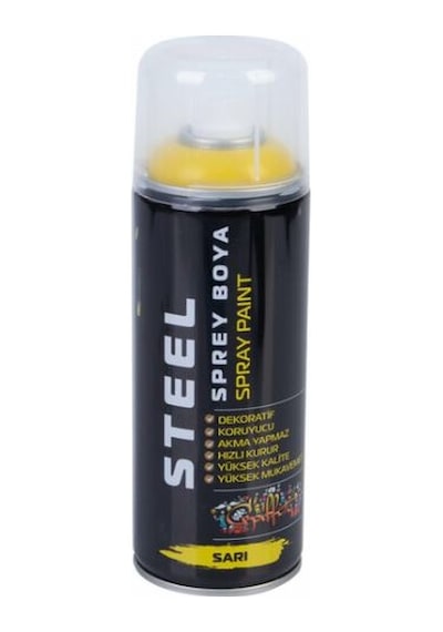 Steel Sprey Boya 400 ML Sarı St-0529 0529 4909