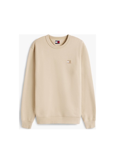 Tommy Hilfiger Tjm Reg Badge Crew Ext Erkek Yeşil Sweatshirt - Dm0dm20660